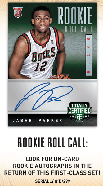   2014-15 Panini Totally Certified Rookie Roll Call Jabari Parker | NBA Trading Cards | Melbourne CBD