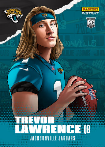 Trevor Lawrence 2021 Panini NFL Draft Night Illusions Rookie Card