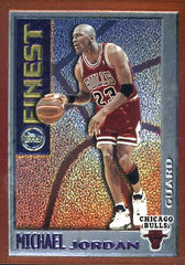 topps finest 1995 jordan orange