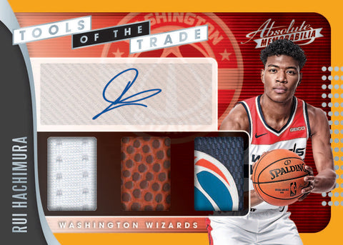 rui hachimura panini absolute nba 2019 20 tools of the trade