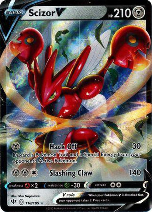 Card Mew V 69/189 da coleção Darkness Ablaze