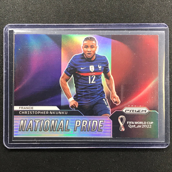 2022 Prizm FIFA World Cup Qatar CHRISTOPHER NKUNKU National Pride SSP #10