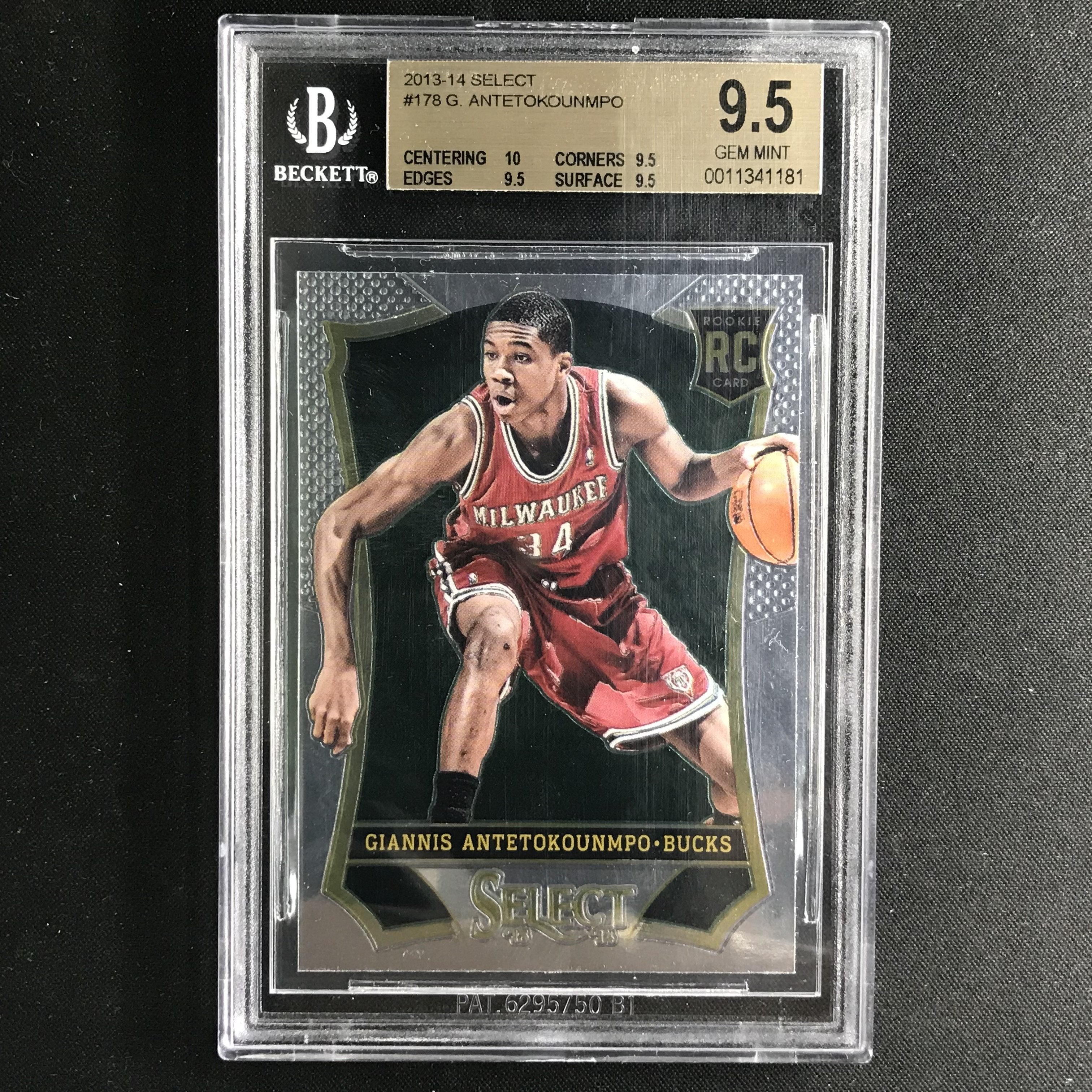 2013-14 Select GIANNIS ANTETOKOUNMPO Rookie #178 BGS 9.5 (044)