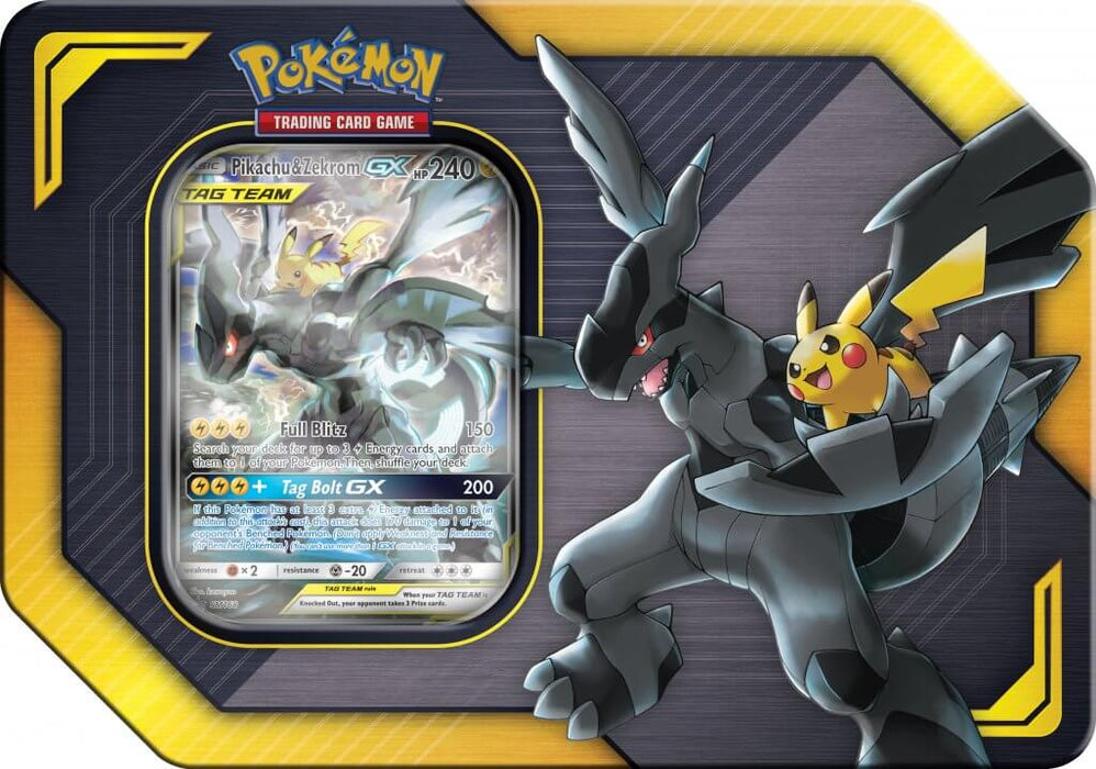 Pokémon Tcg Tag Team Tin Pikachu Zekrom Gx