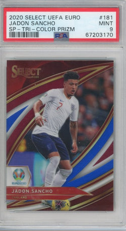 2020 Select UEFA Euro JADON SANCHO Field SP Tri-Color Prizm #181