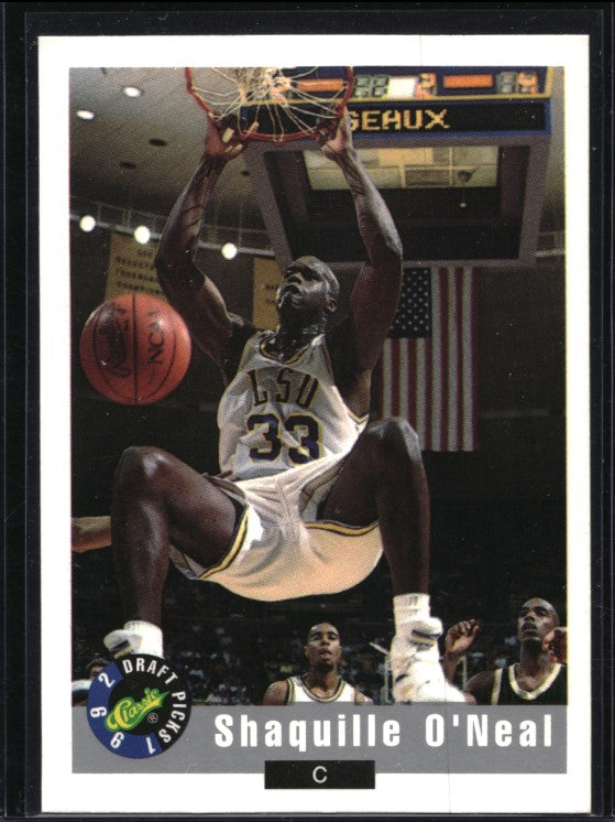 1992-93 Classic SHAQUILLE O'NEAL Draft Picks Rookie Base #1 – Cherry ...