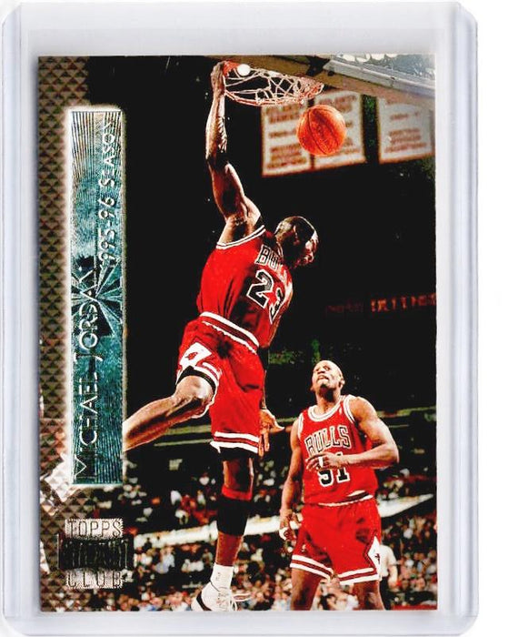 topps stadium club michael jordan