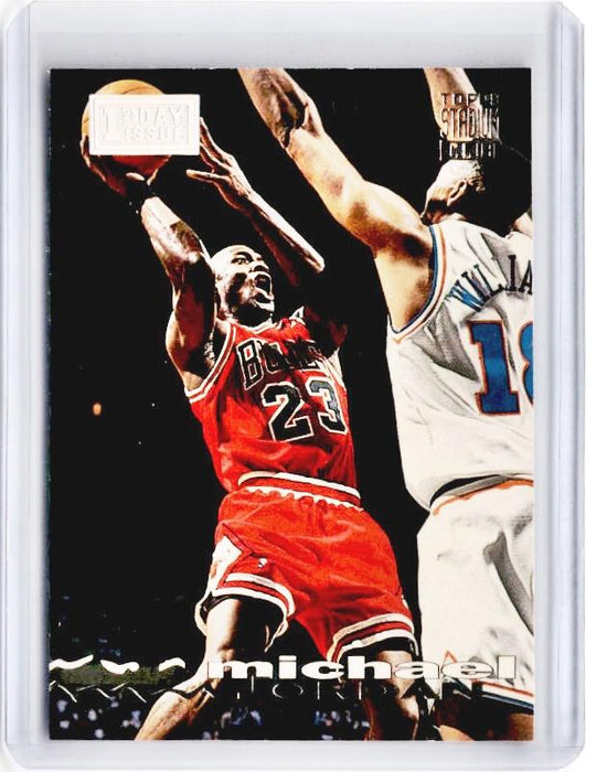 topps stadium club michael jordan