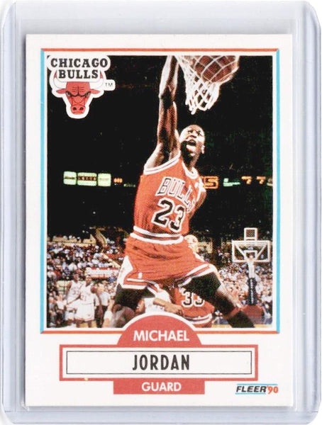 fleer 1990 michael jordan card number 26