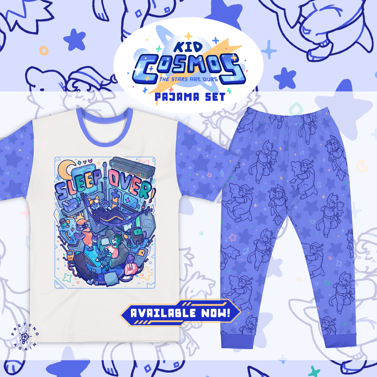 Kid Cosmos - Pajama Set - The Stars Are Ours!
