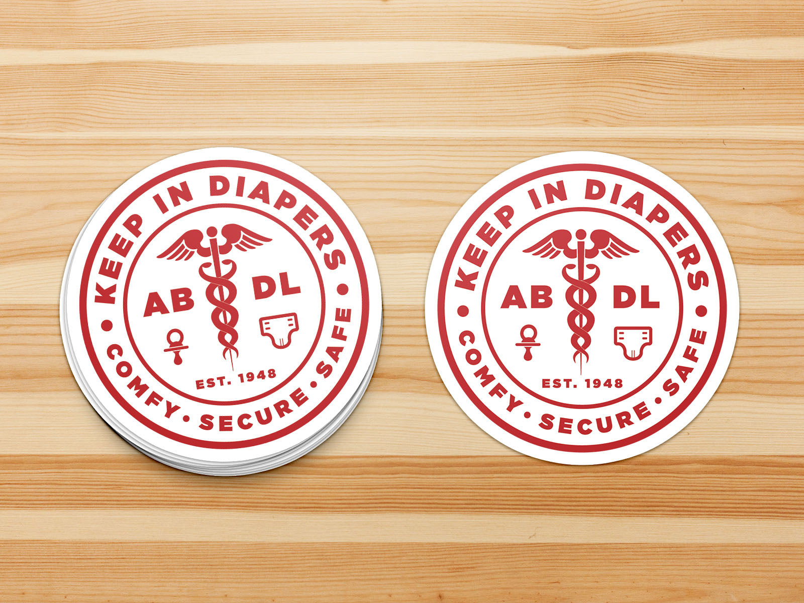 Keep In Diapers - Stickers - Lifestyle ABDL - 