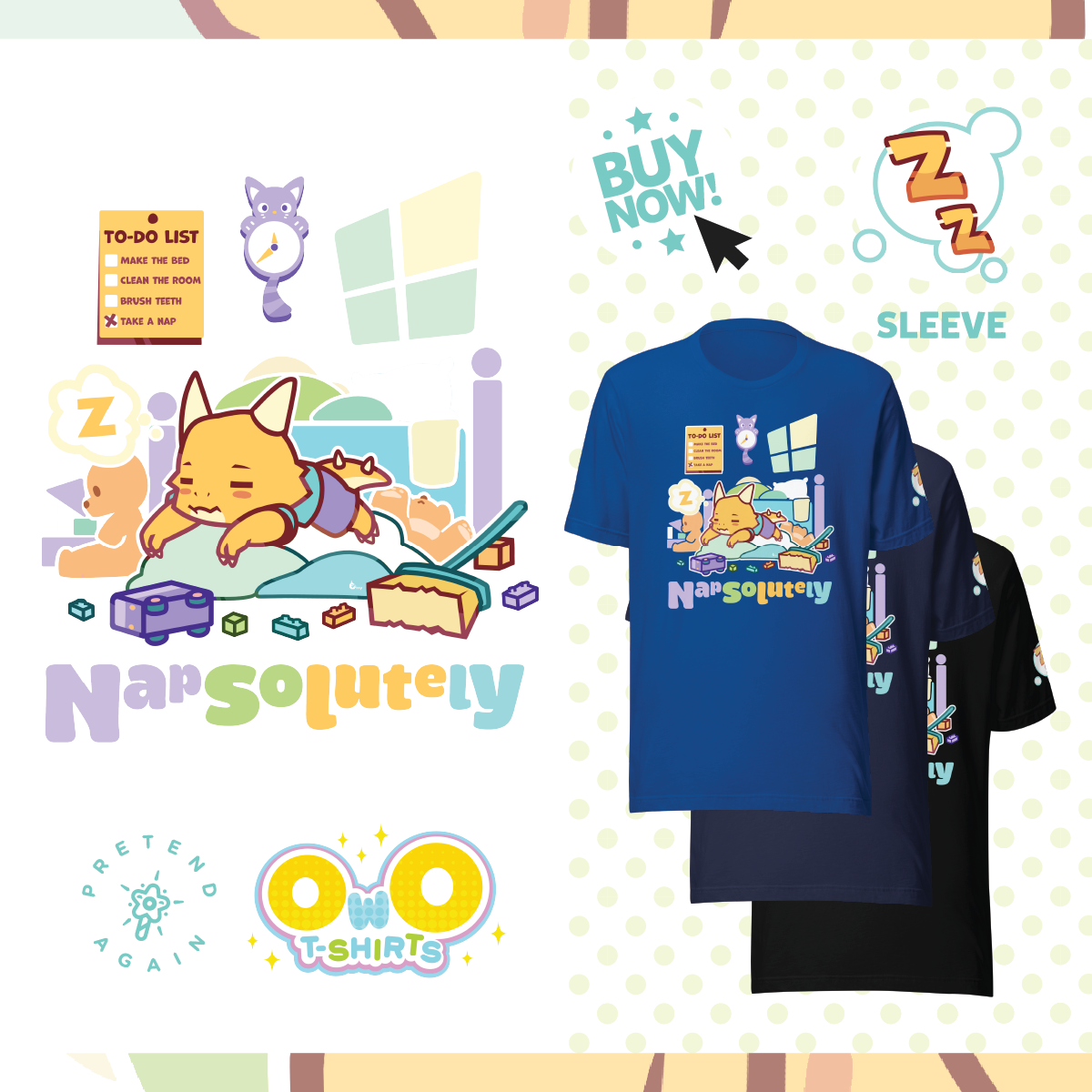 Napsolutely OwO T-shirt