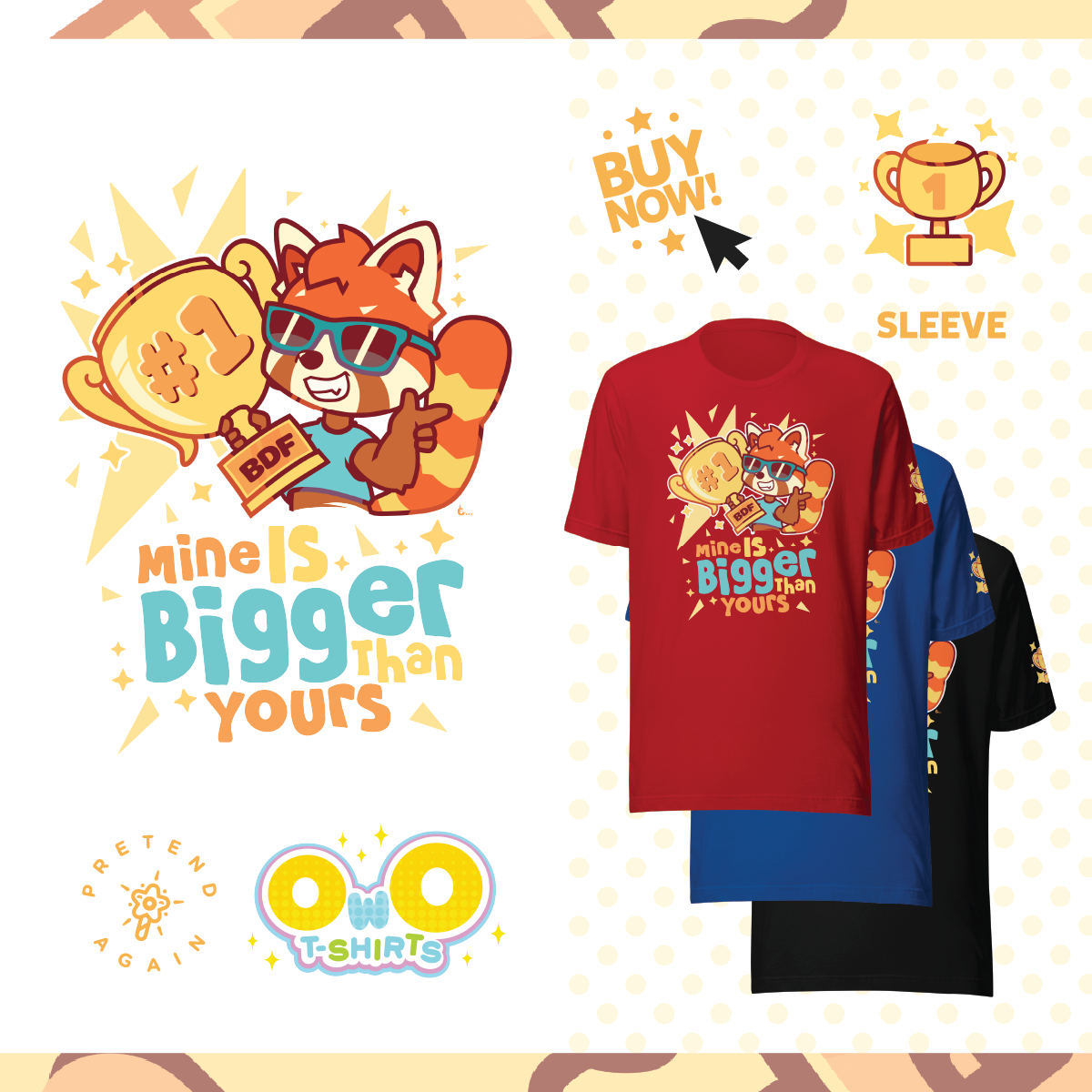 Mine is Bigger Than Yours! OwO T-shirt 