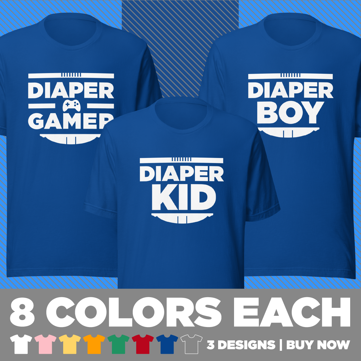 Diaper Gamer / Kid / Boy - Lifestyle Collection