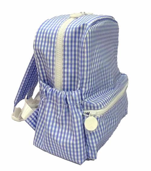 TRVL Design Toddler Backpack Pink Check Mini Backer - Madison