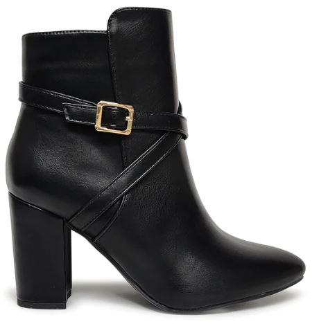 Women's Top East-1 Platform Dress ankle booties: blk