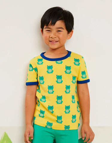 Organic Frog Print T-Shirt