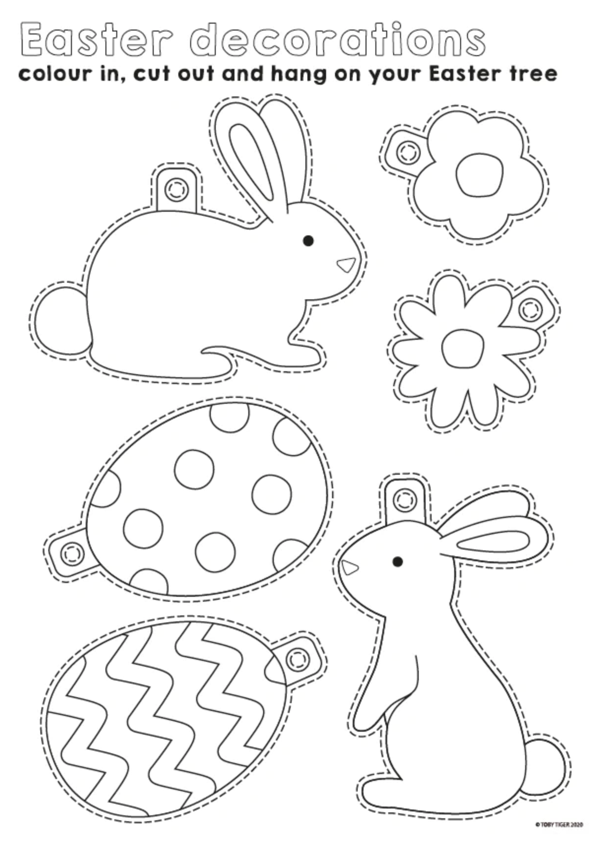 Easter Decorations Template