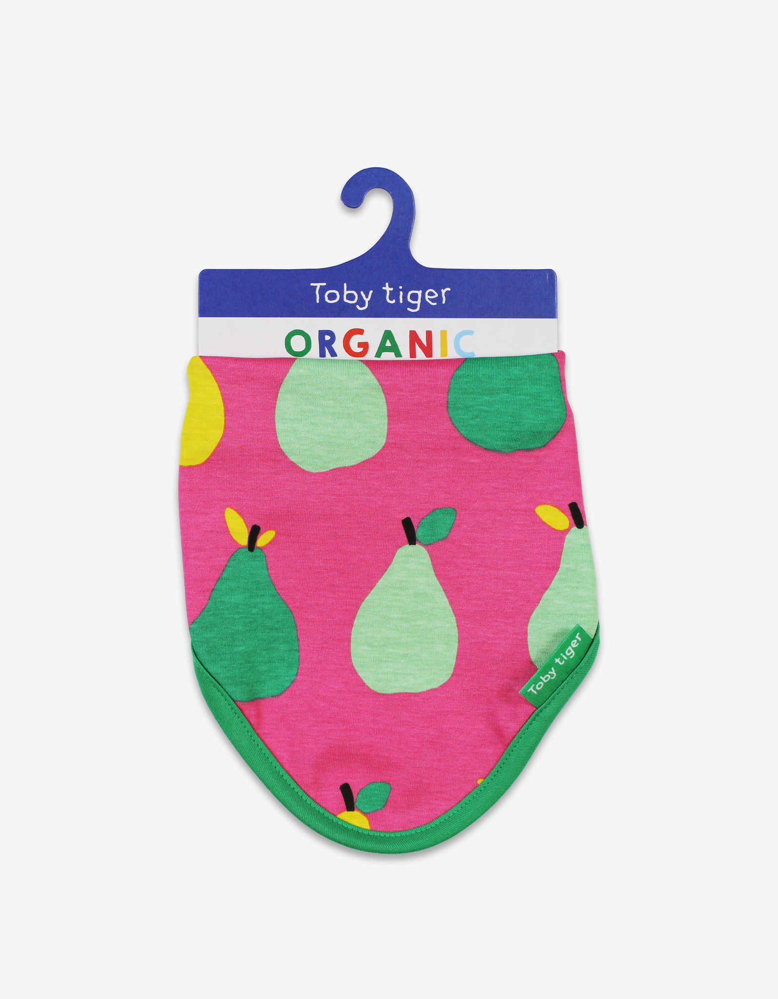 Organic Pear Print Dribble Bib 