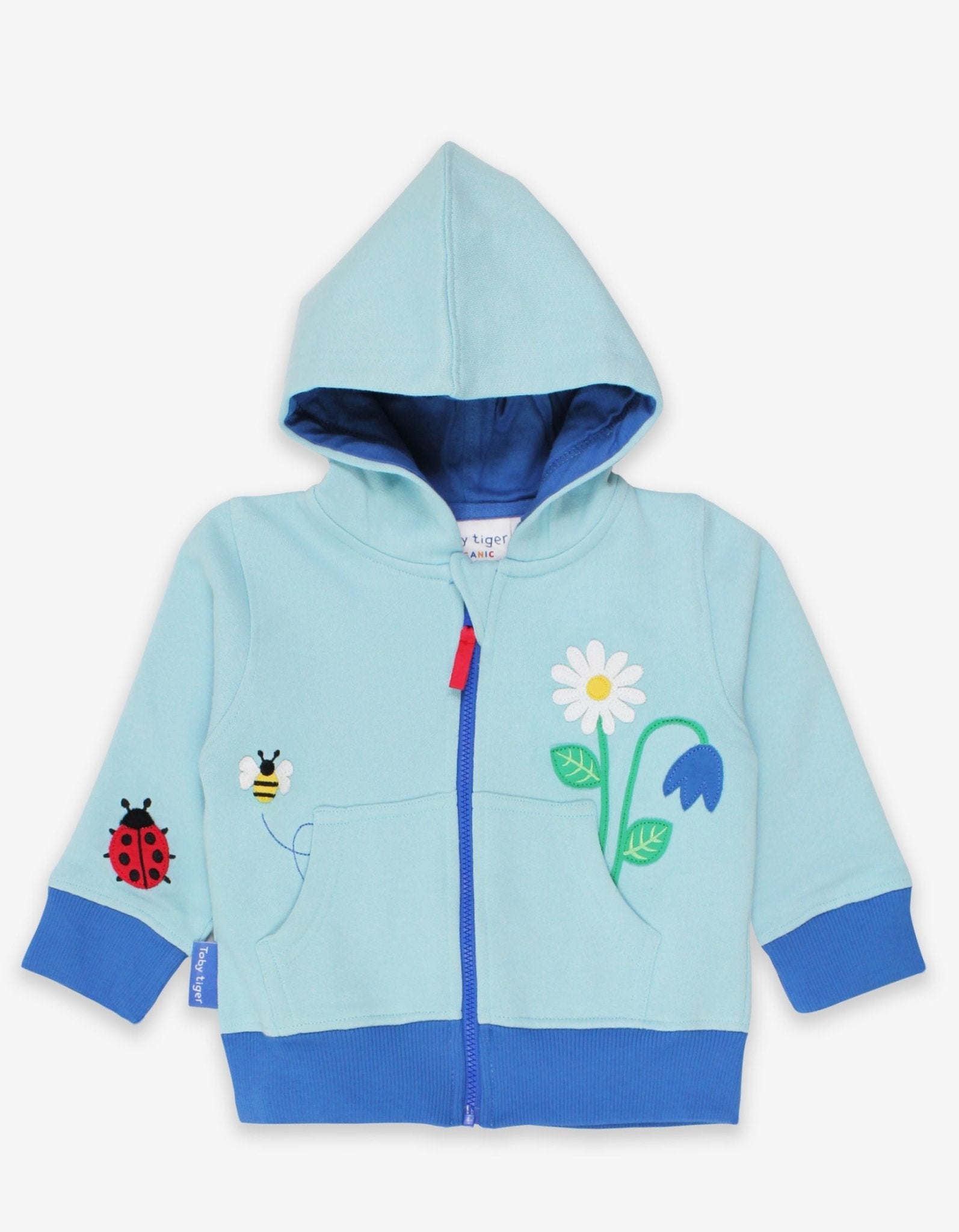 Organic English Garden Applique Hoodie - 4