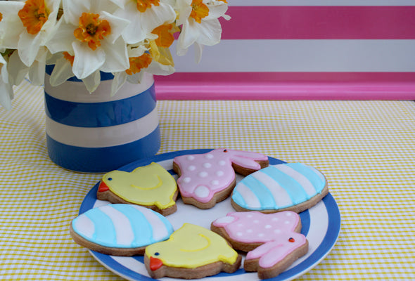 Toby Tiger Finished Easter Biscuits - Rabbits & Eggs