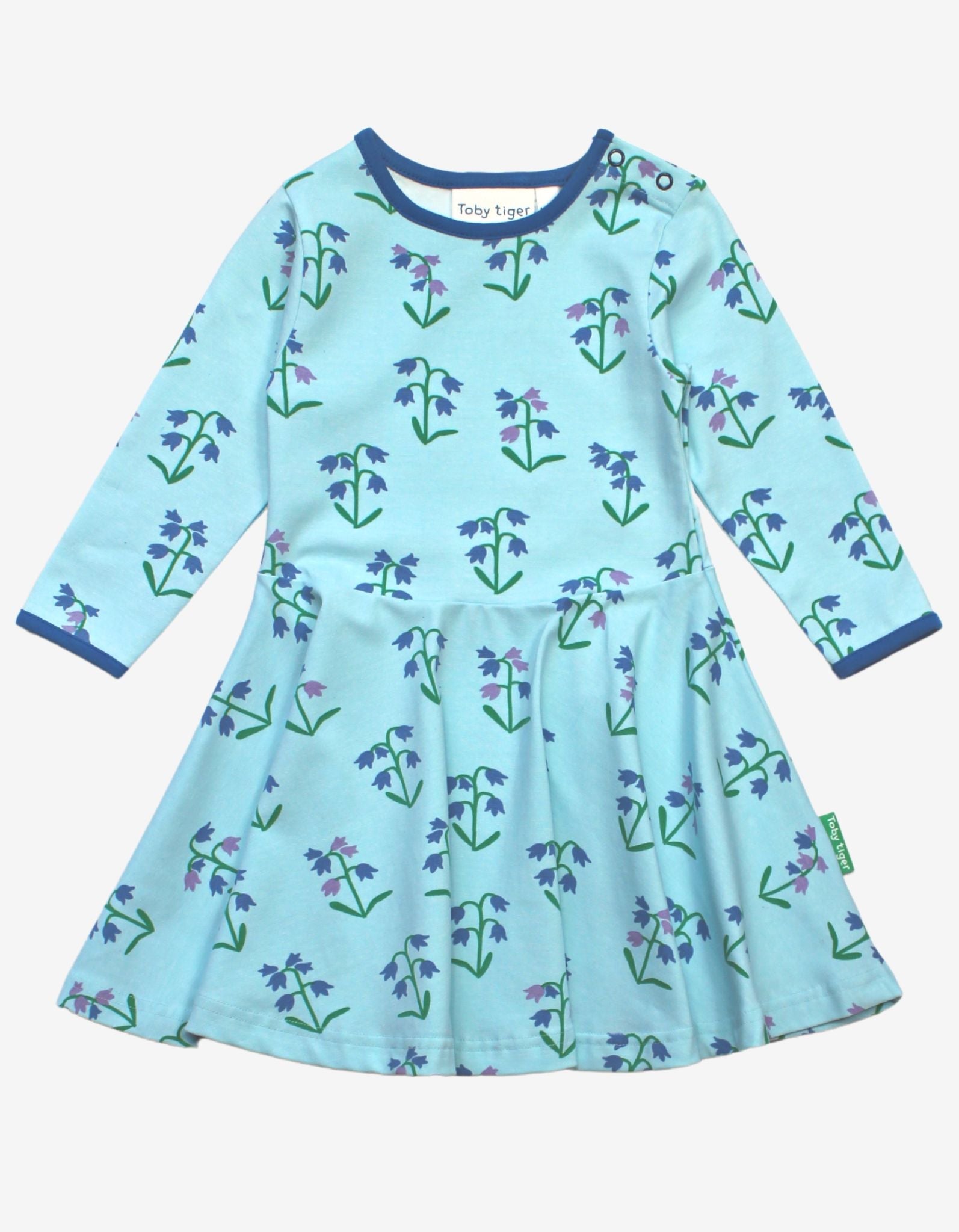 Organic Spring Print Skater Dress - 7