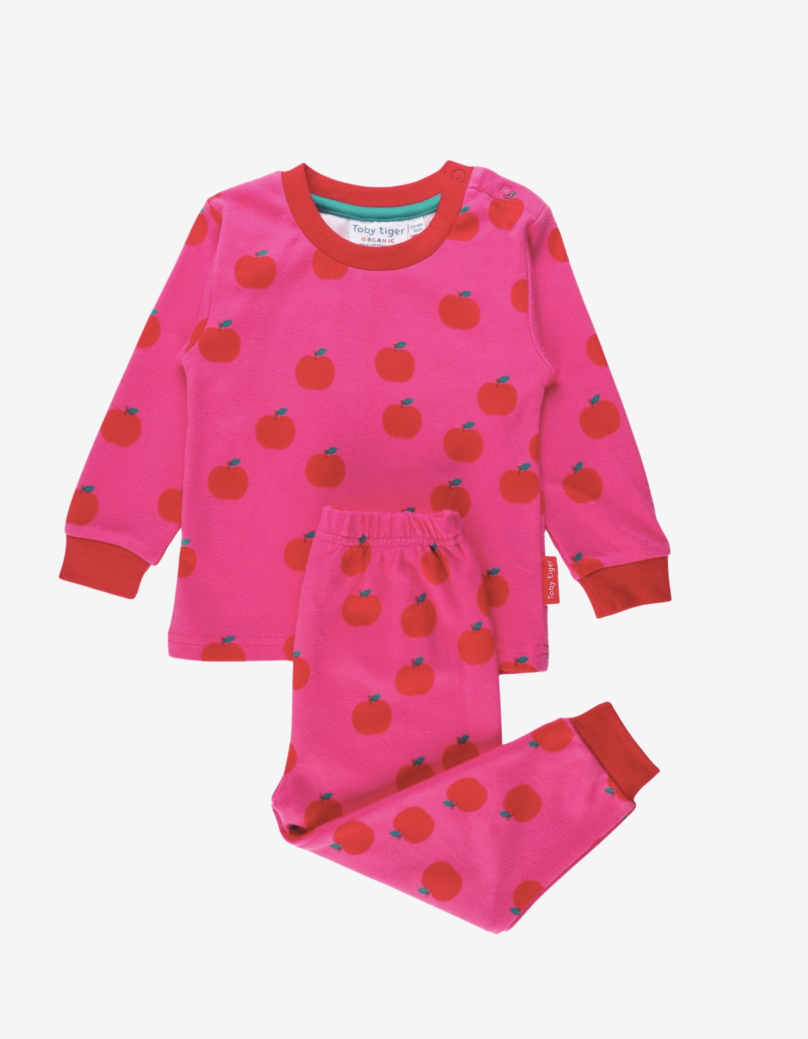 Organic Apple Print Pyjamas - 12