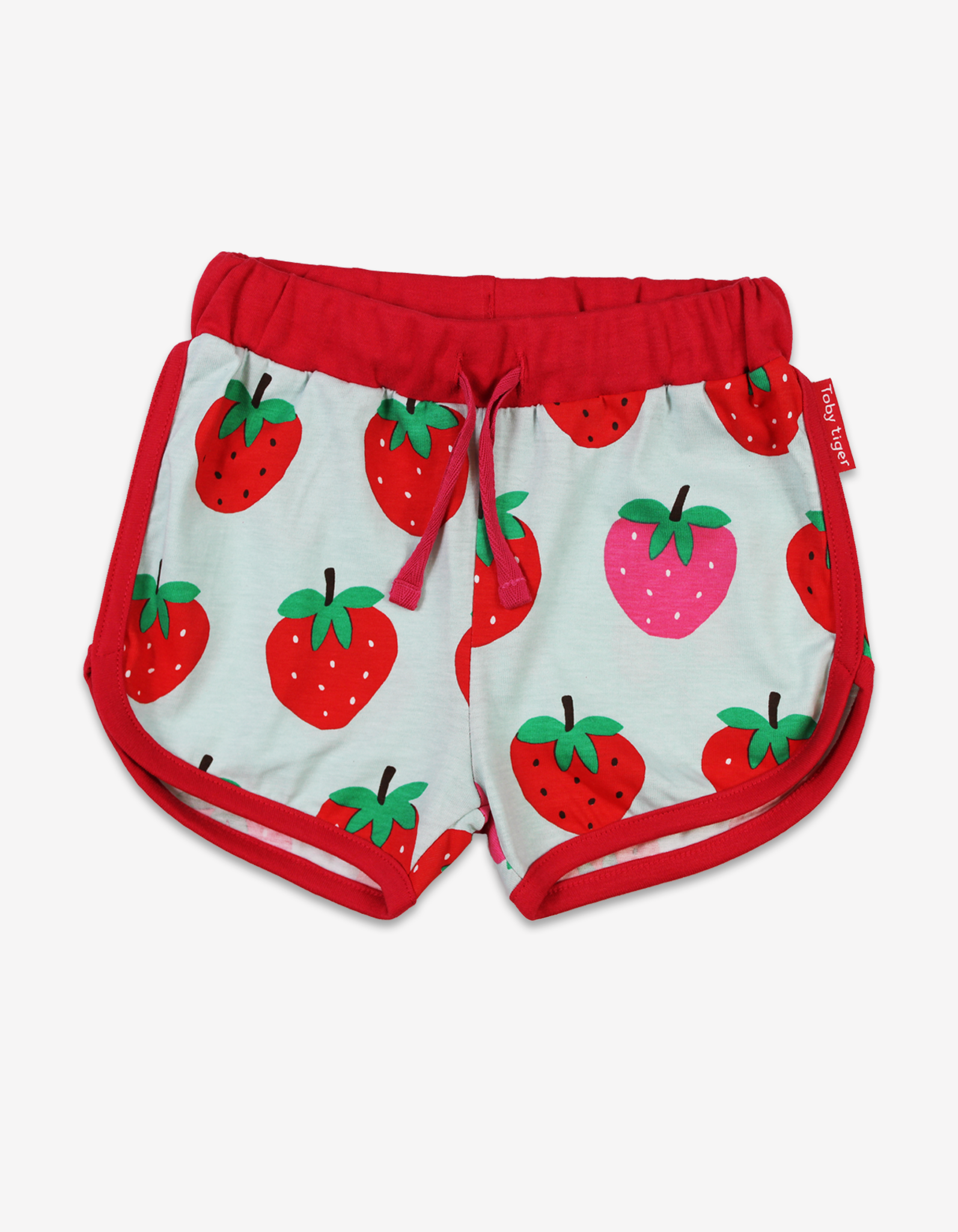Organic Strawberry Print Running Shorts - 5