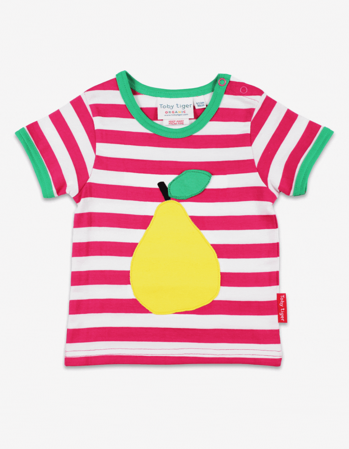 Organic Pear Applique T-Shirt - 6