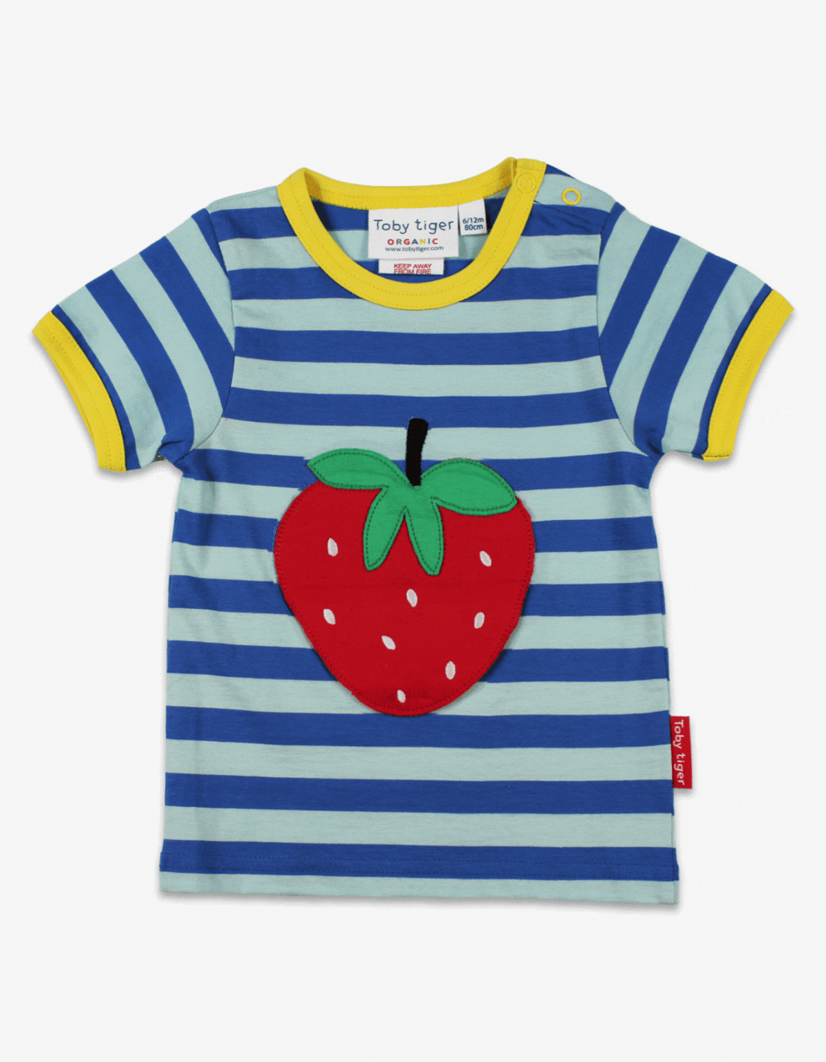 Organic Stawberry Applique T-Shirt - 5