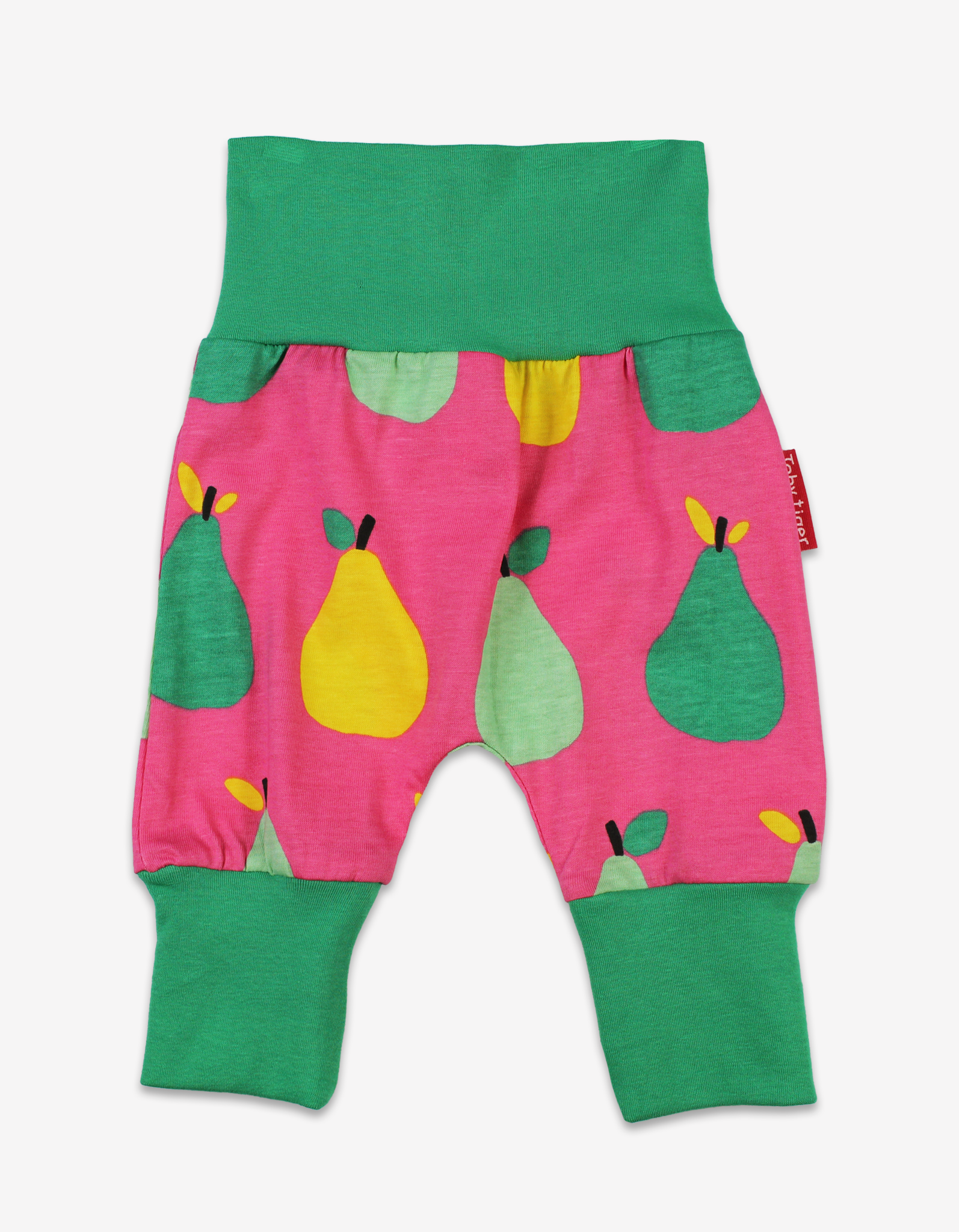 Organic Pear Print Yoga Pants - 2