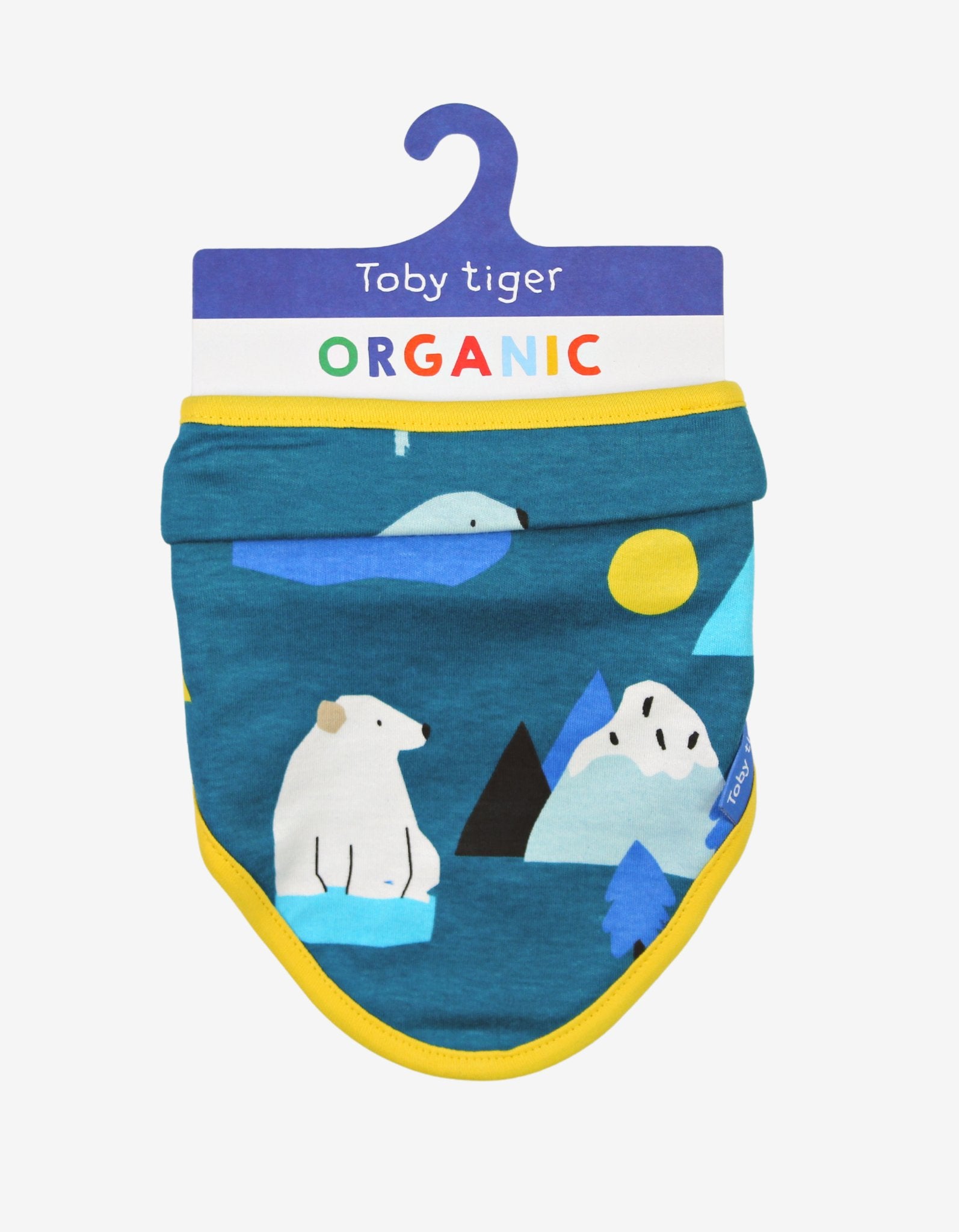 Organic Arctic Print Dribble Bib 