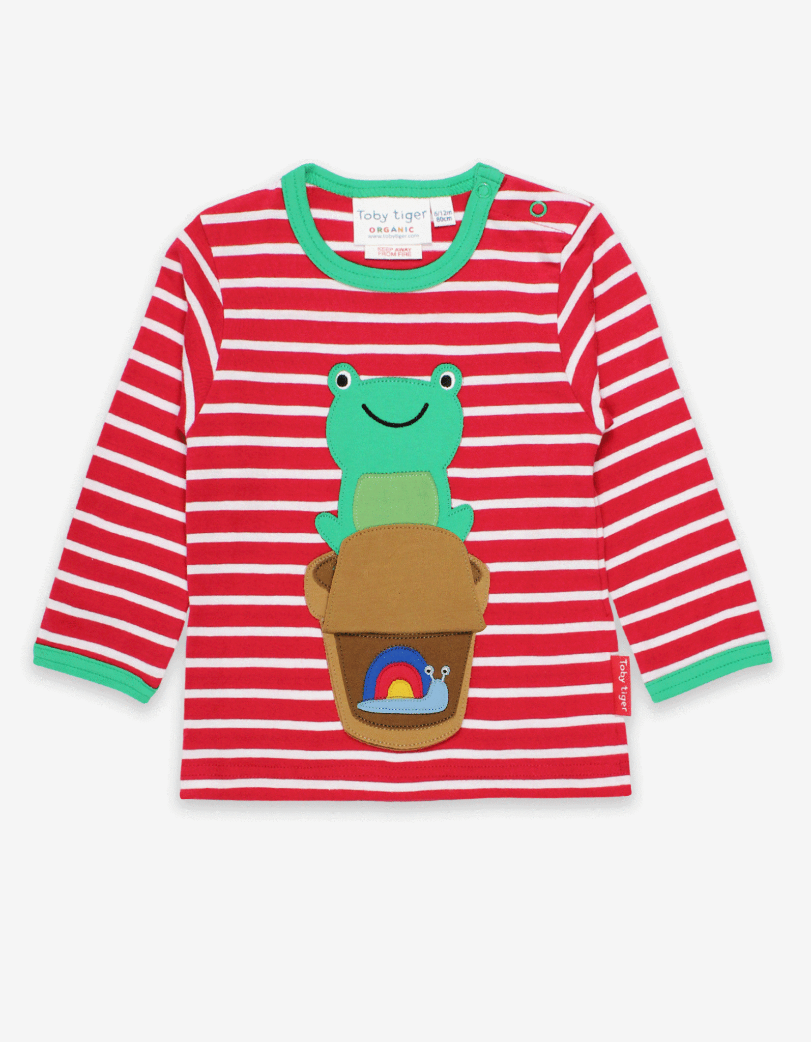 Organic Frog Applique T-Shirt - 18