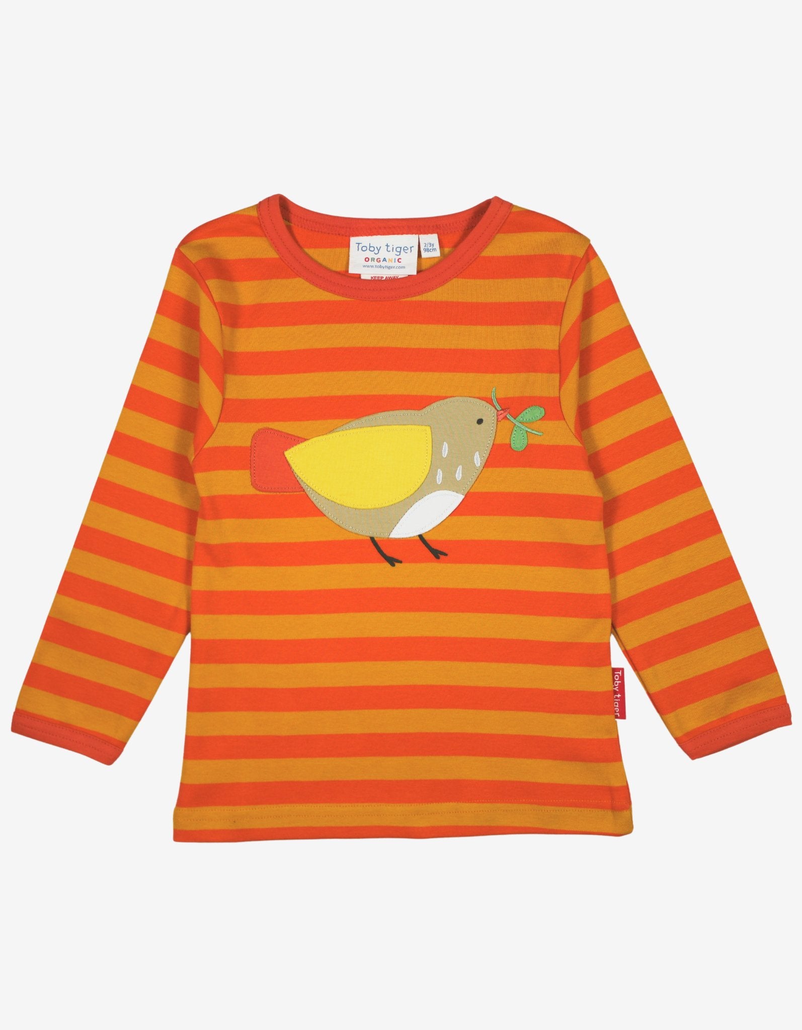 Organic Sparrow Applique Long-Sleeved T-Shirt - 5