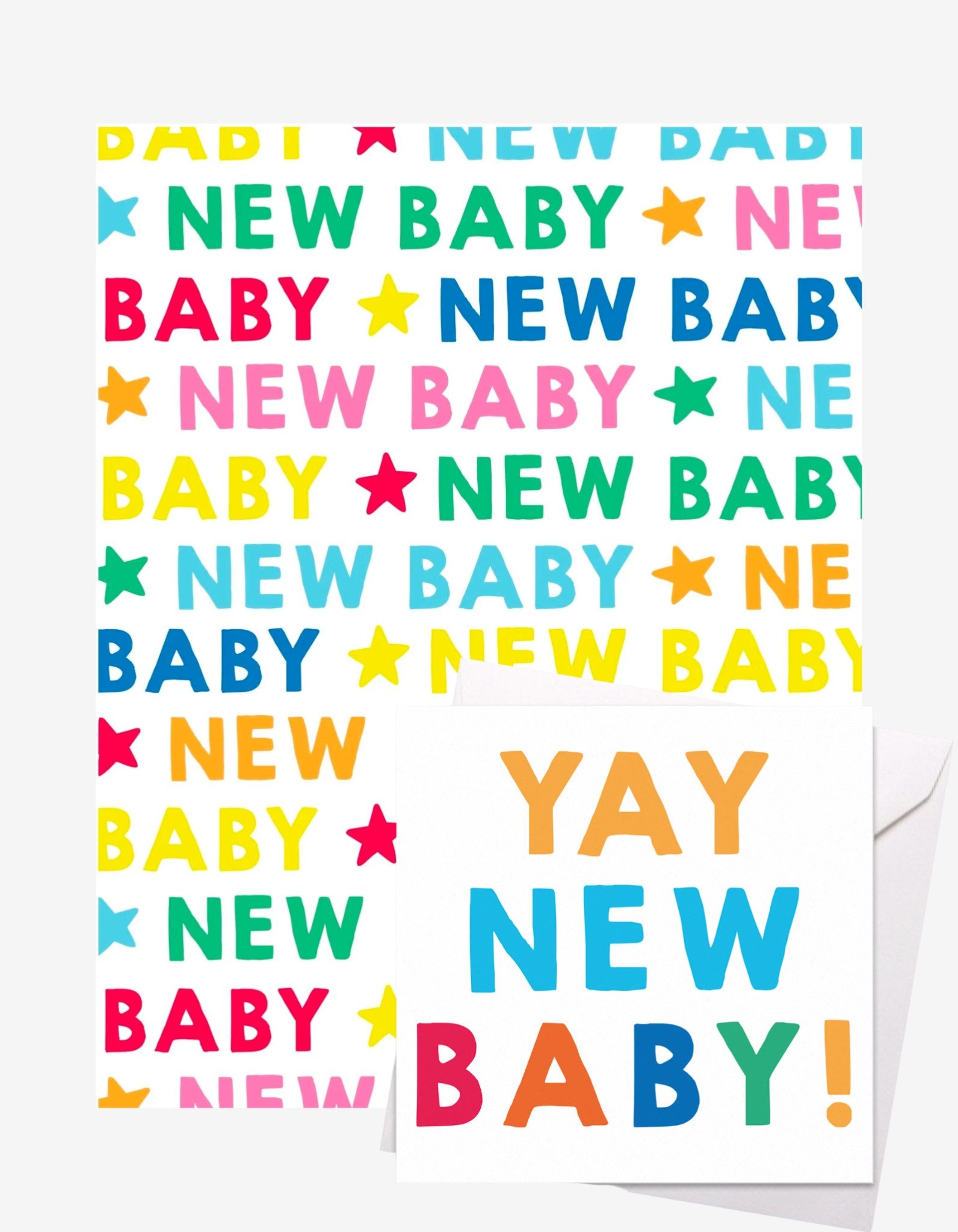 New Baby Gift Wrap + Personalised Card