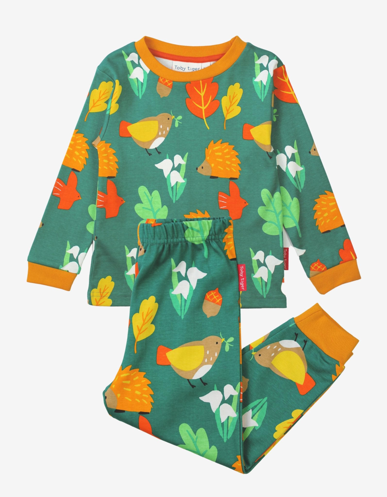 Organic Autumn Print Pyjamas - 5