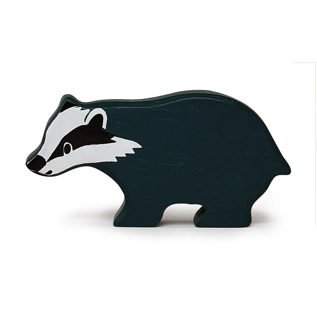 Wooden Woodland Animal - Badger