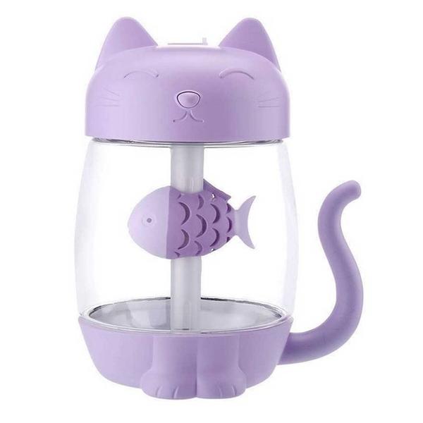 purple lucky cat