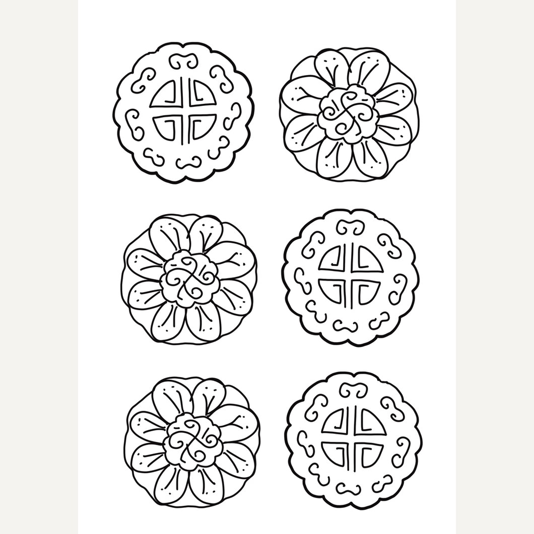 moon festival coloring pages