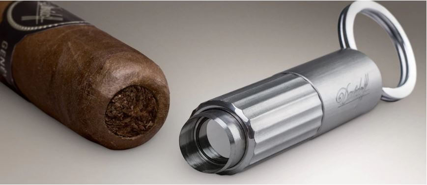 Coupe-cigare Guillotine en acier inoxydable avec double lame pour couper  jusqu'à 60 anneaux de calibre 60 Cadeau idéal pour les affaires Doré