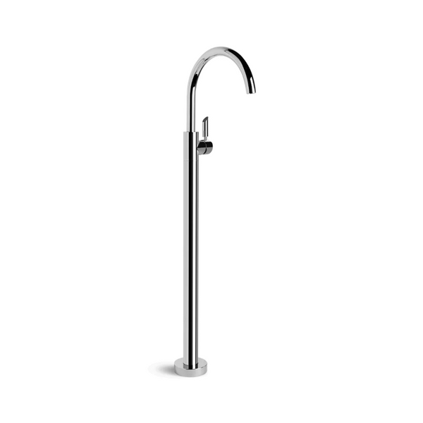 City Plus Floor Mount Bath Mixer with Swivel Spout by Brodware