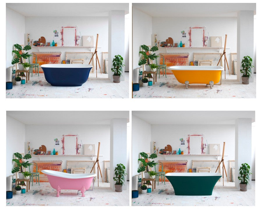 Victoria-Albert-Baths-coloured baths pop art bathrooms