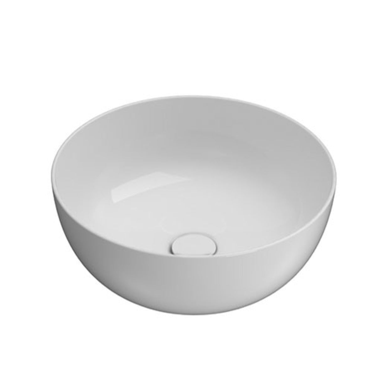 T-Edge Round Countertop Basin by Globo | Bench top Bowl, Vessel Basin