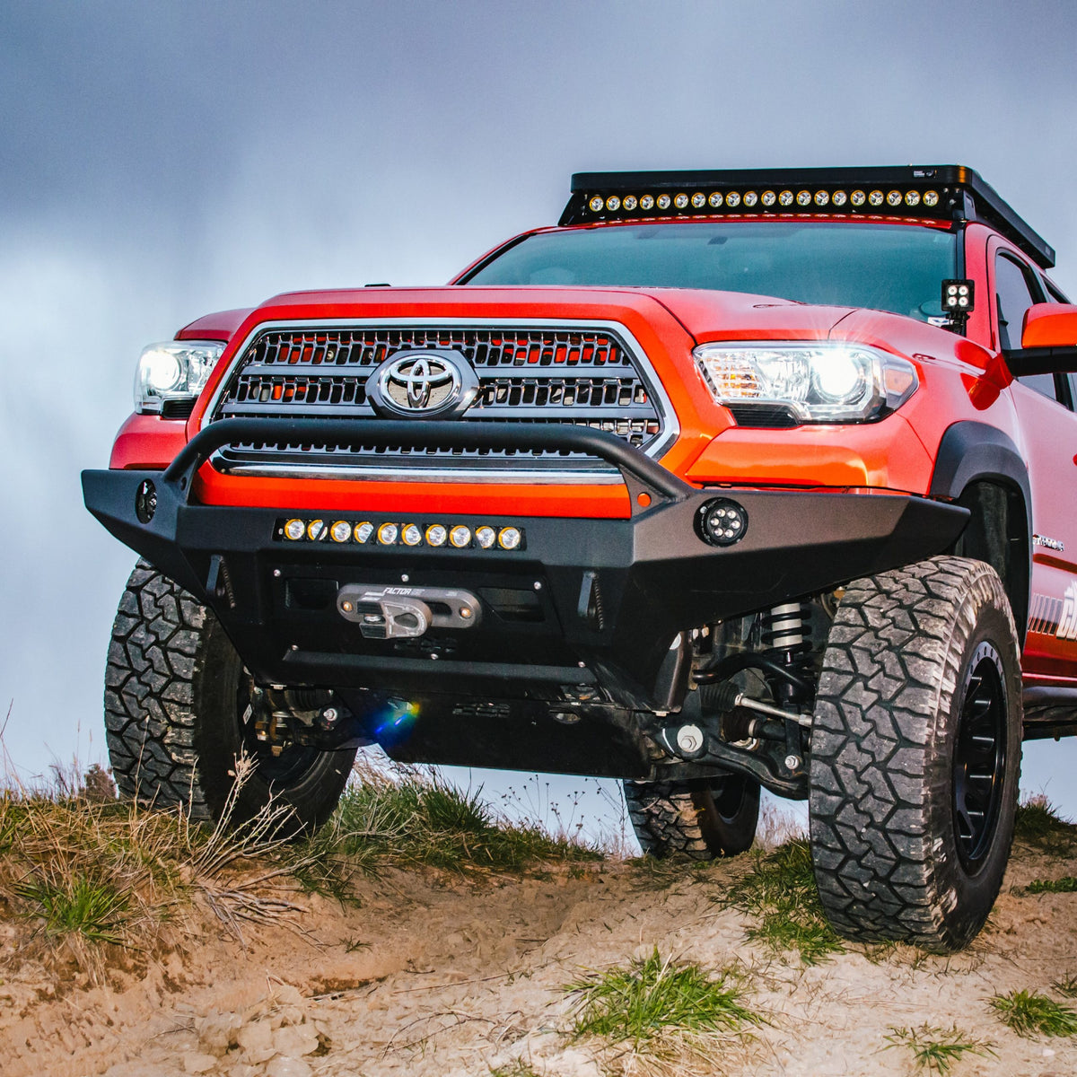 toyota tacoma front bumper facebar