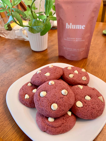 Red Velvet Chocolate Chip Cookies