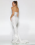 Made To Order: Allegra Strapless Sequin Gown by Jadore