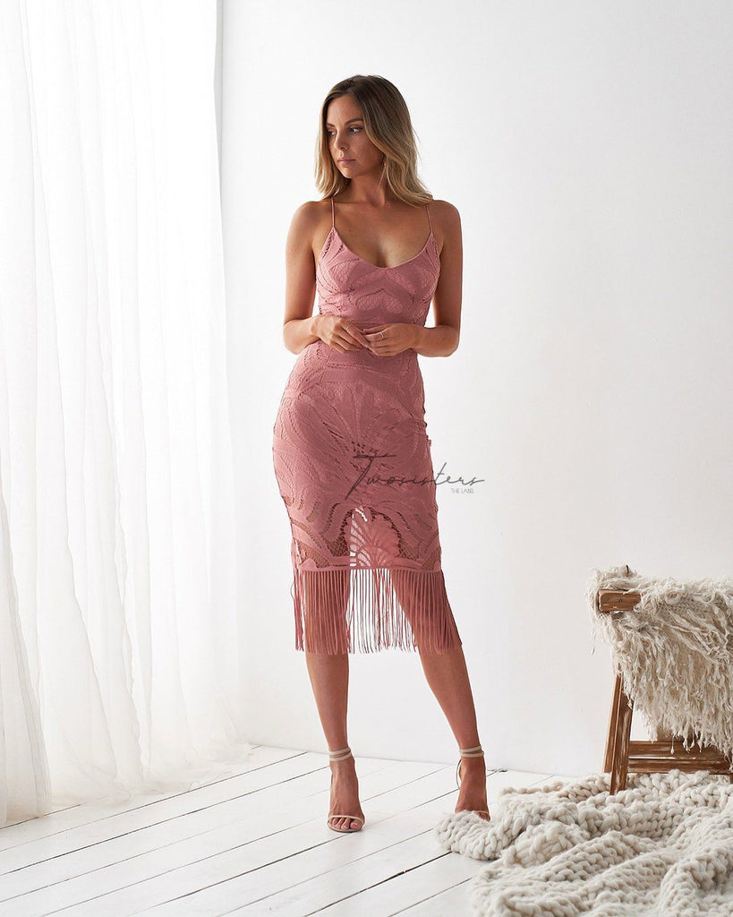 Khaleesi Dress - Dusty Pink – Honey Peaches
