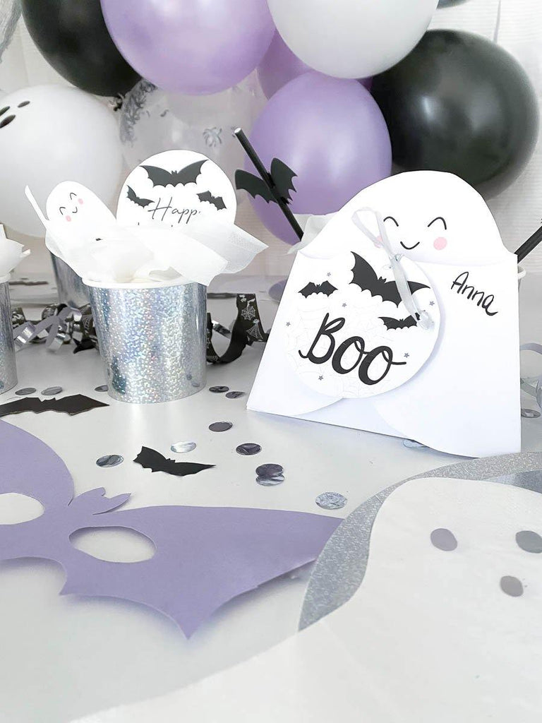 halloween gespenst einladung kinder