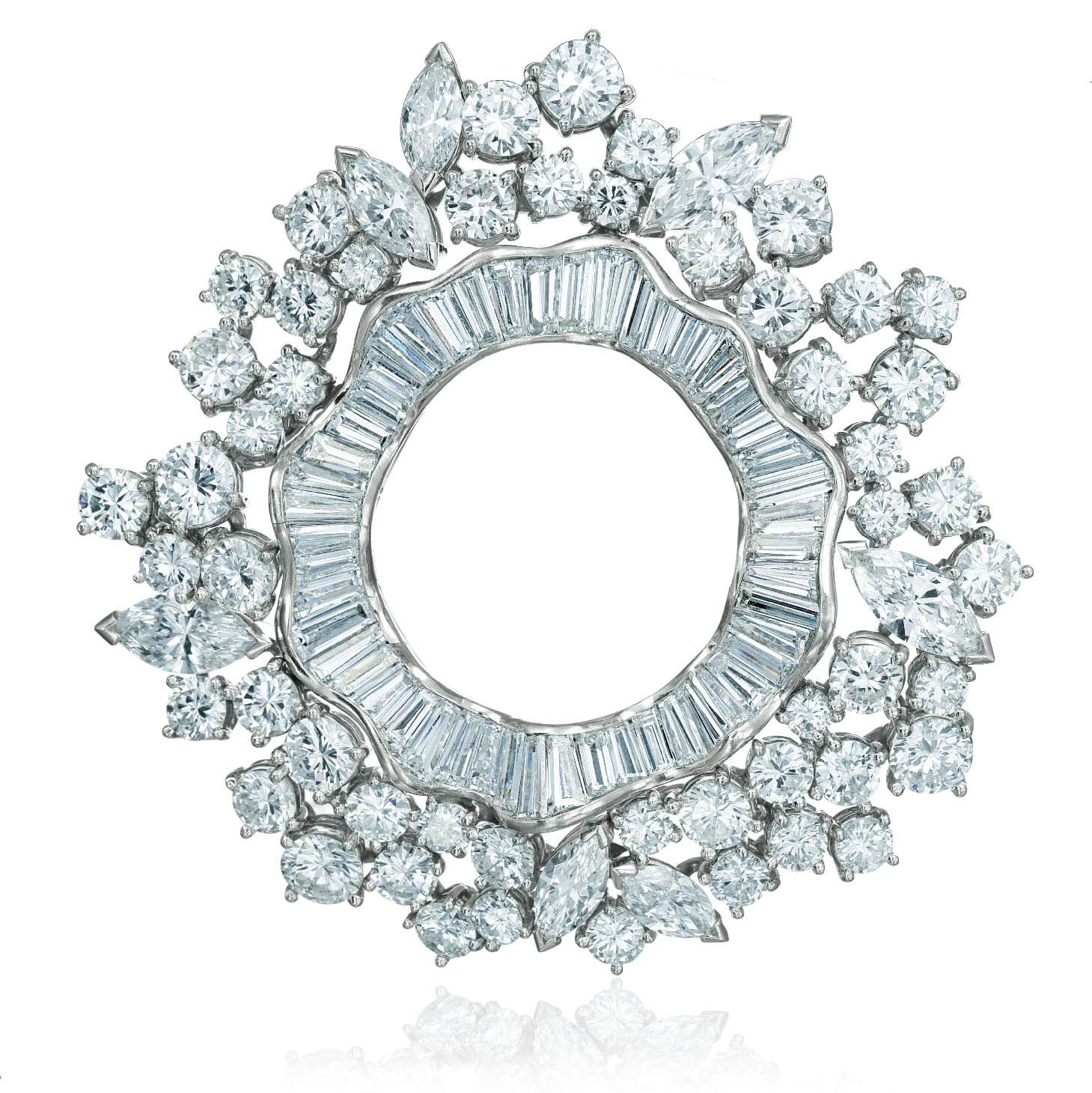 Diamond Brooch Pin