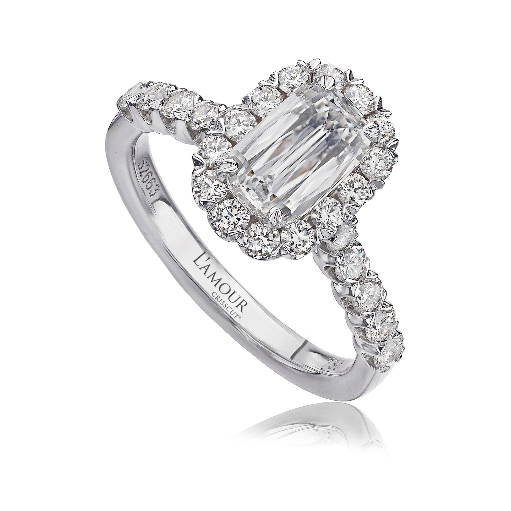 Christopher Designs L'Amour Engagement Ring ( CTW)